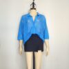 Chompa hilo azul L - Imagen 4