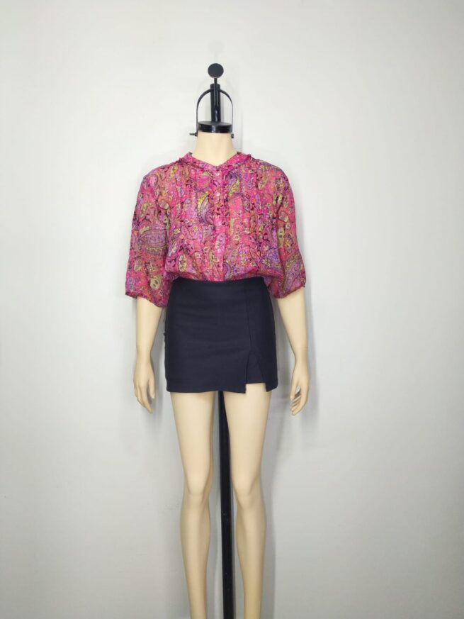 Blusa fucsia L