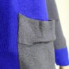 Chompa hilo gris azul M - Imagen 4