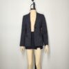 Blazer negro rayas M - Imagen 3