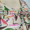 Vestido beige gasa L - Imagen 2
