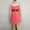 Vestido coral tableado M