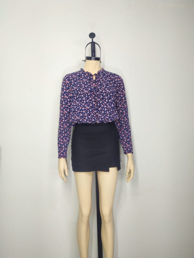 Blusa azul licrado M