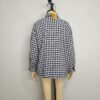 Camisa cuadros negro blanco oversize M - Imagen 2