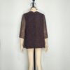 Blusa gasa café ML - Imagen 2