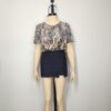 Blusa mesh animal print ML