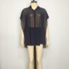 Blusa gasa negra ML