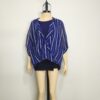 Blusa azul rayas L