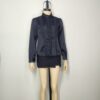 Blusa negra satín SM - Imagen 2