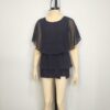 Blusa gasa negra S M