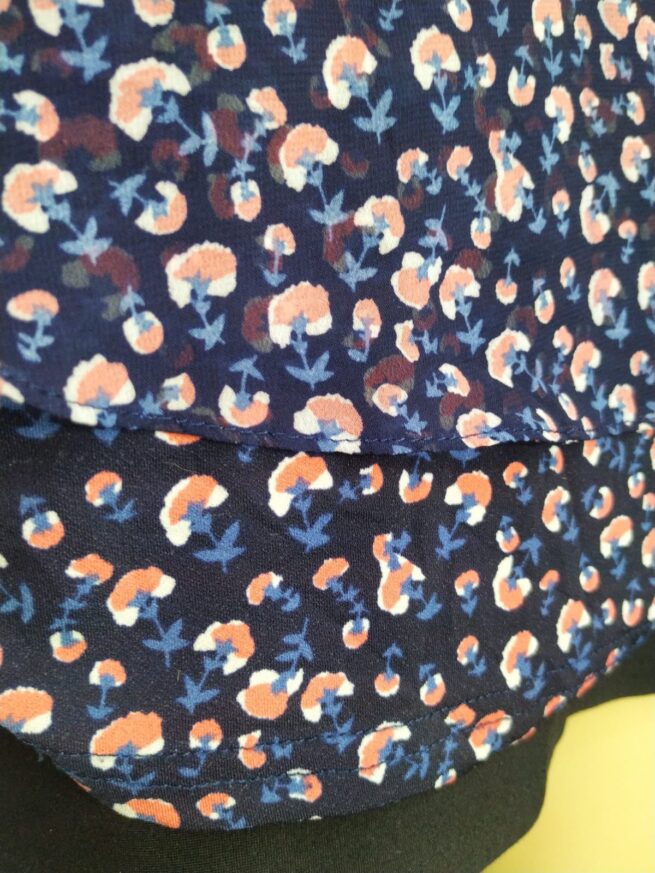 Blusa azul licrado M - Imagen 5