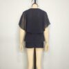 Blusa gasa negra S M - Imagen 2