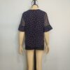 Blusa gasa azul M - Imagen 2