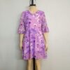 Vestido gasa lila L