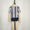 Blusa rayas gris y negro M - Imagen 2