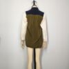 Blusa beige negro verde M - Imagen 2