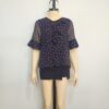 Blusa gasa azul M - Imagen 3