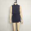 Blusa gasa negra S