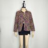 Blusa negra floreada ML - Imagen 4