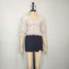 Blusa gasa multi agujas SM