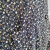 Blusa negra floreada M - Imagen 3