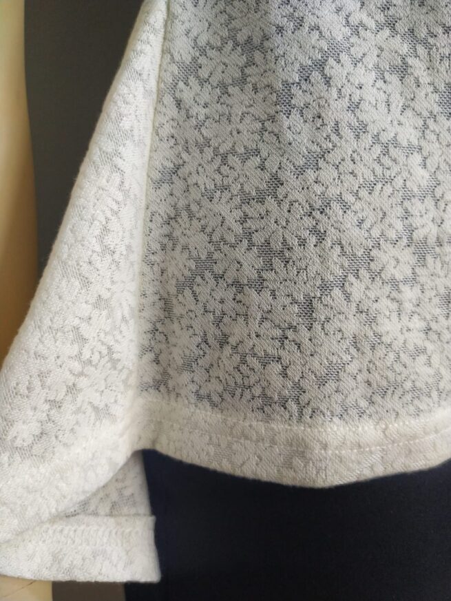 Blusa crema algodón SM - Imagen 3