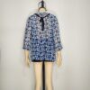 Blusa gasa acero negro L - Imagen 2