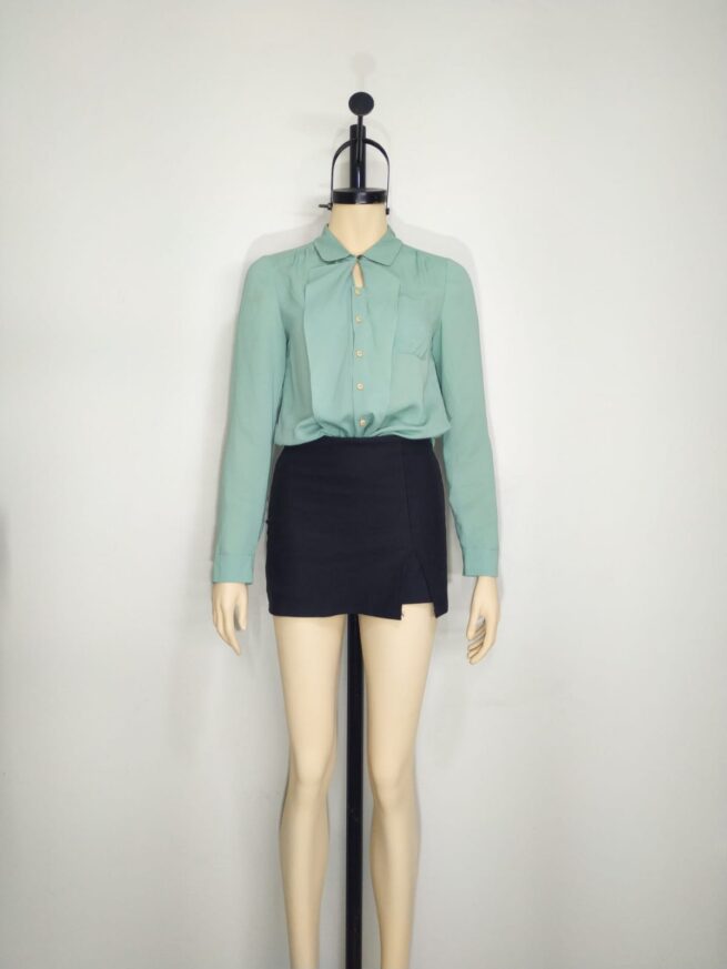 Blusa verde cemento M