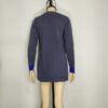 Chompa hilo gris azul M - Imagen 2