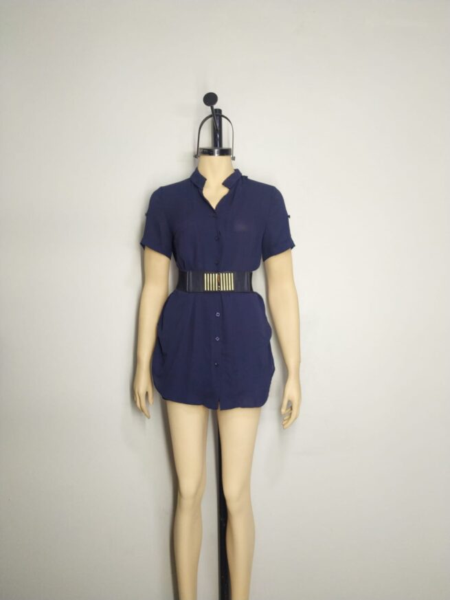 Blusa azul M - Imagen 3