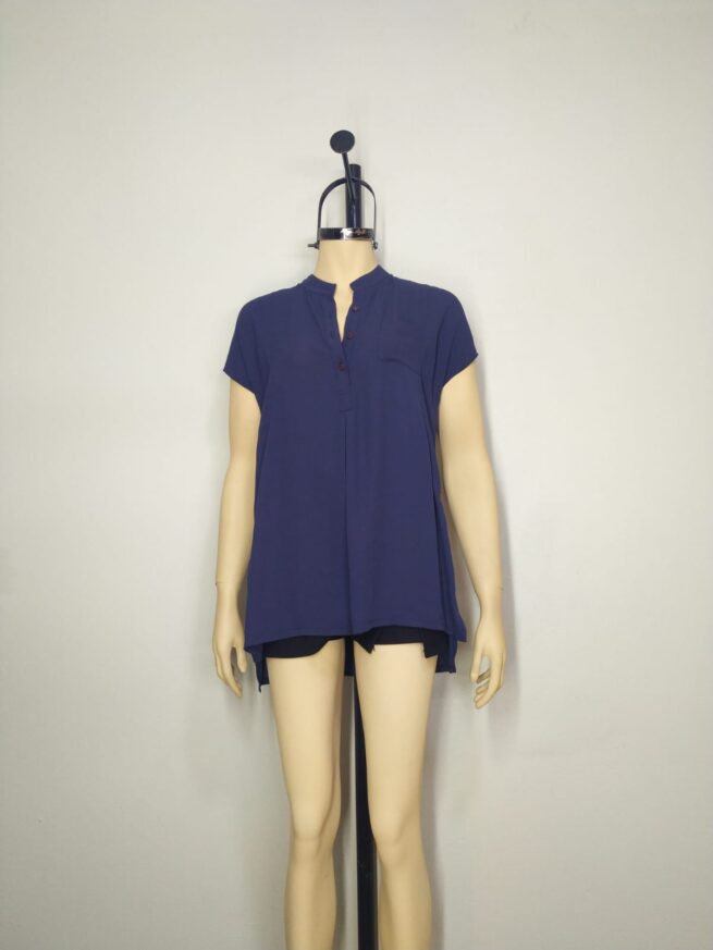 Blusa azul M - Imagen 3