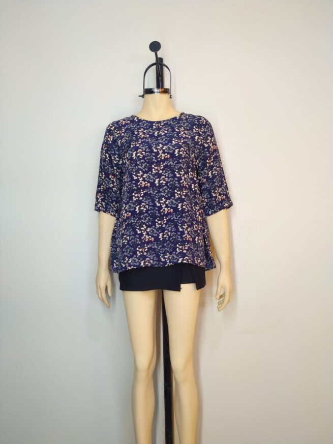 Blusa mesh azul ML - Imagen 3
