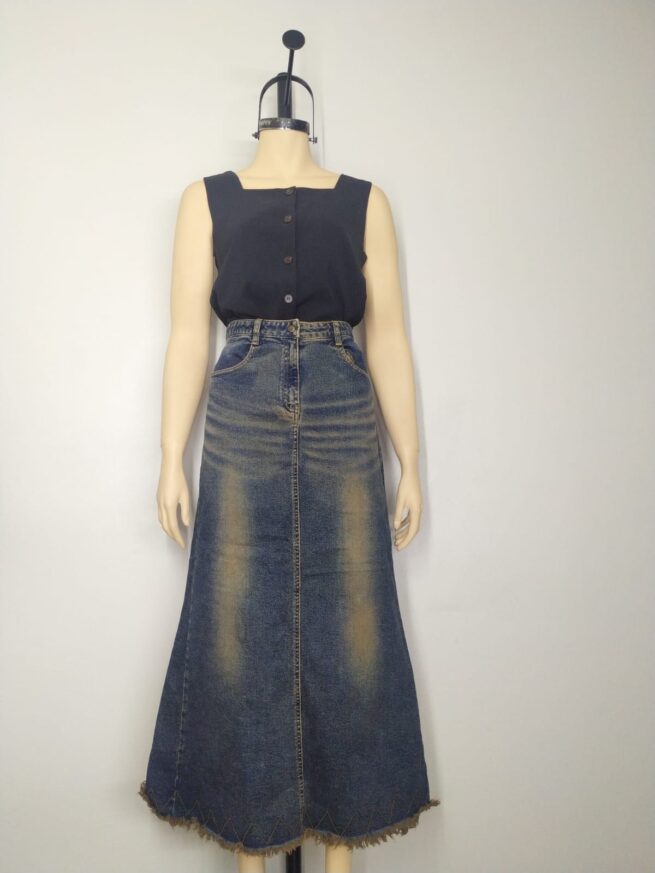 Falda denim maiz SM