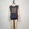 Blusa azul gasa M - Imagen 2