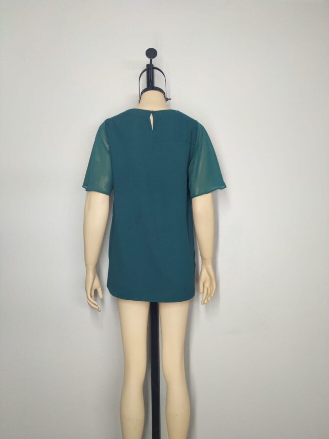 Blusa verde M - Imagen 2