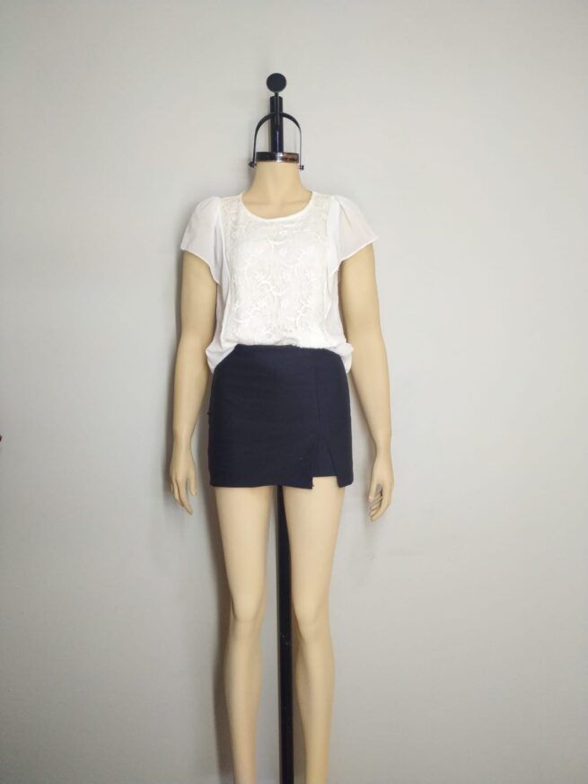 Blusa con encaje M - Imagen 3