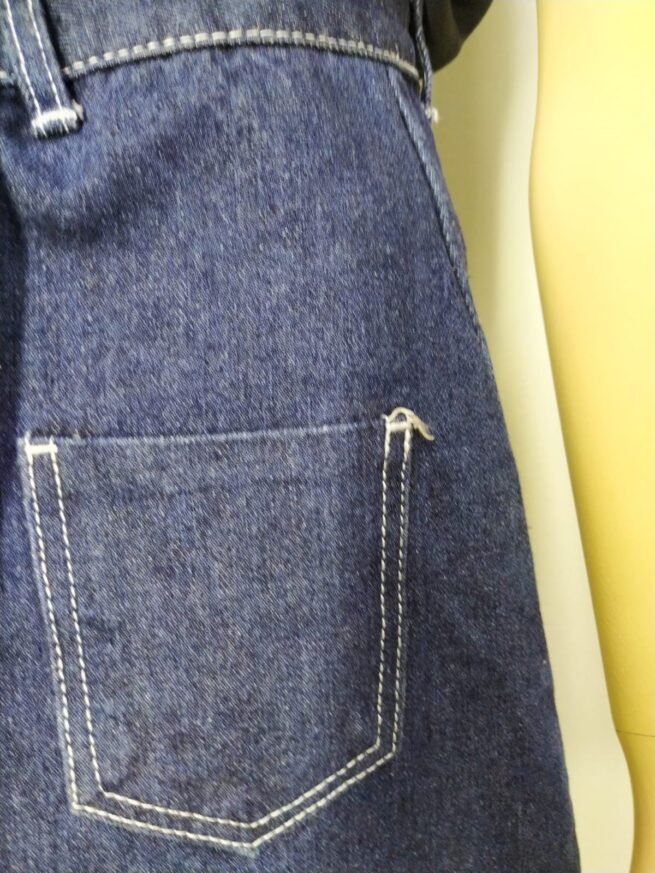 Falda denim azul SM - Imagen 3