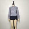 Blusa cuadros blanco negro SM - Imagen 3