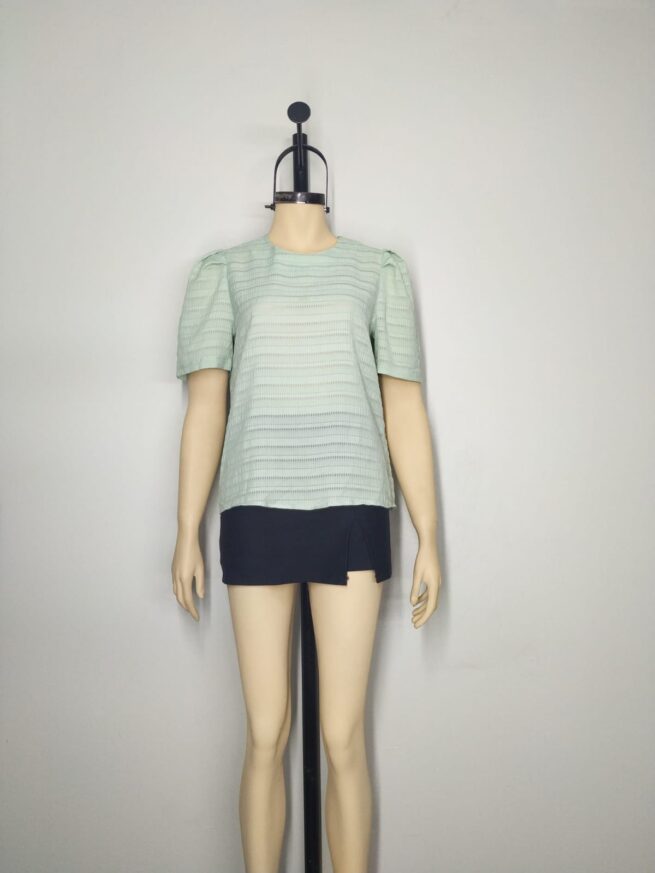 Blusa verde menta M - Imagen 3