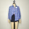 Camisa Cuadros acero oversize M