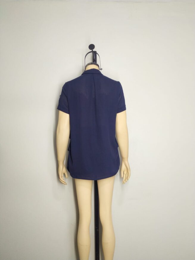 Blusa azul M - Imagen 2
