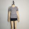 Blusa blanco negro rayas SM - Imagen 3