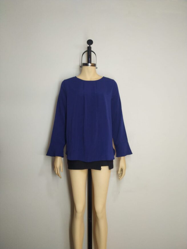 Blusa azul M - Imagen 3