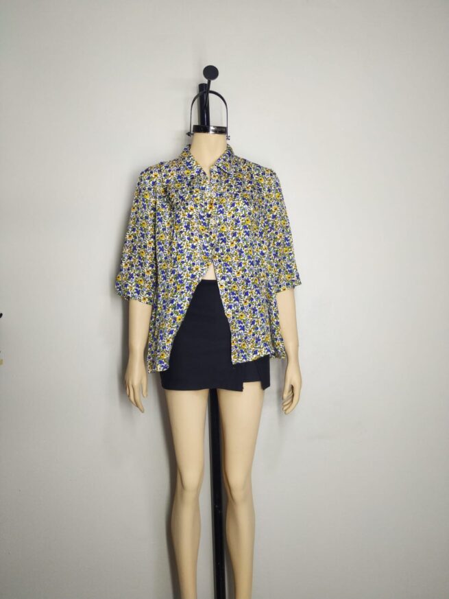 Blusa floreada L - Imagen 2