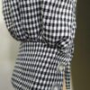 Blusa cuadros blanco negro SM - Imagen 5