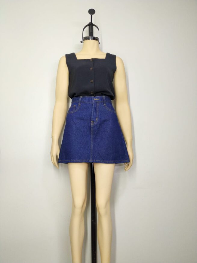 Falda azul SM