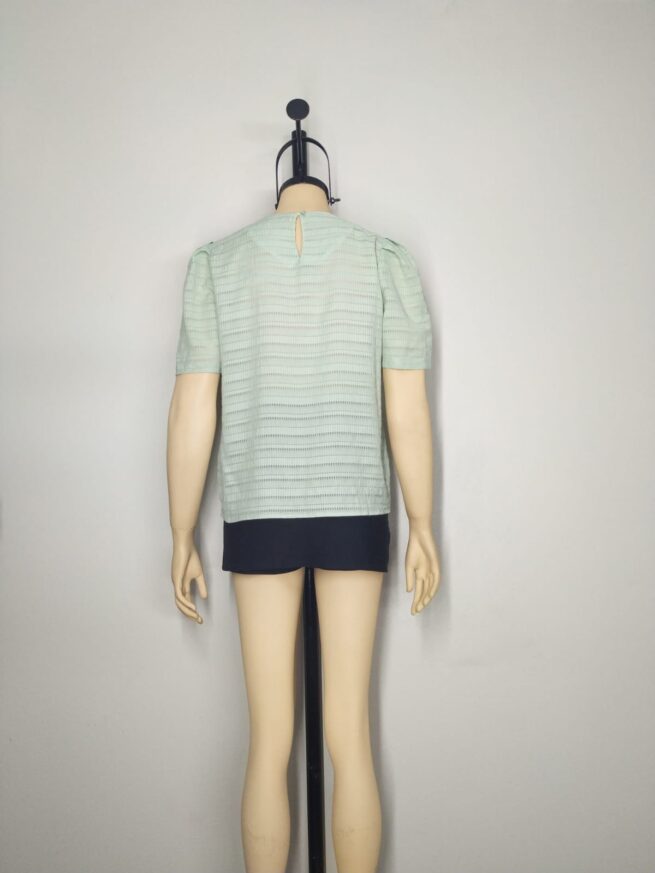 Blusa verde menta M - Imagen 2