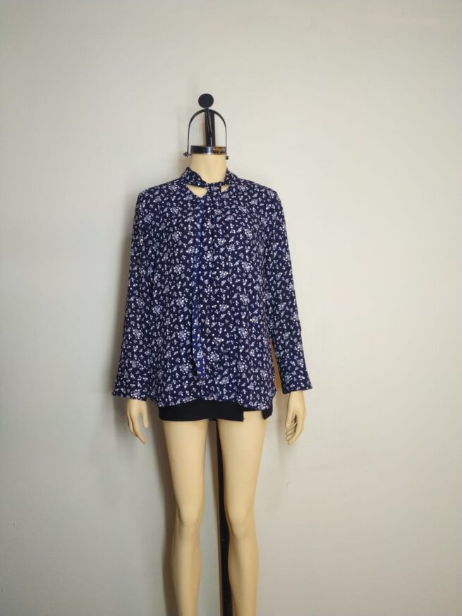 Blusa azul L - Imagen 3
