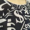 Blusa negra diseño L - Imagen 4
