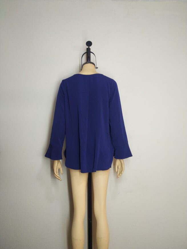 Blusa azul M - Imagen 2
